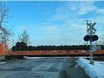 CSX MOW car with new train wheels 